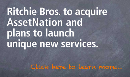 Ritchie Bros. to acquire AssetNation and plans to launch unique new services.