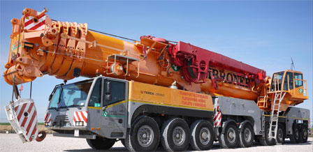 Used Cranes for Sale - rough terrain cranes, all terrain cranes - including a 2008 Demag AC700 700 ton all terrain crane, crawler cranes and more