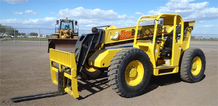Cranes & crane accessories, material handlers, boom & scissor lifts and forklifts