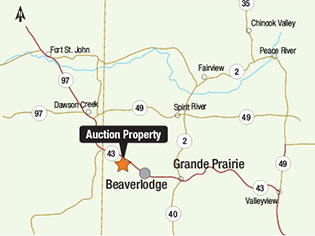 Grande Prairie Alberta Map