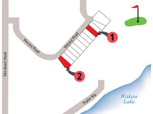 Parcel Map for Waka Lake