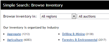 Using Browse Inventory