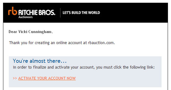 Check your email