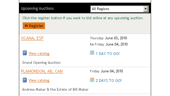 Sign in and click Register to get started