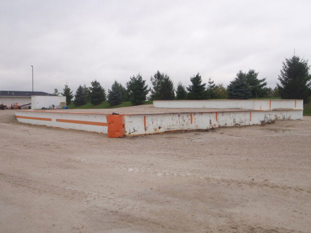 Loading Dock - 36 inches (height) by 30 ft (width) and 54 inches (height) by 16 ft (width)