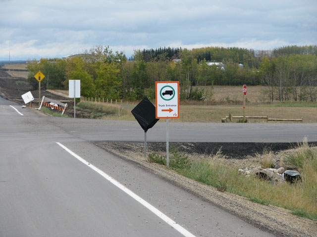 Truck Entrance