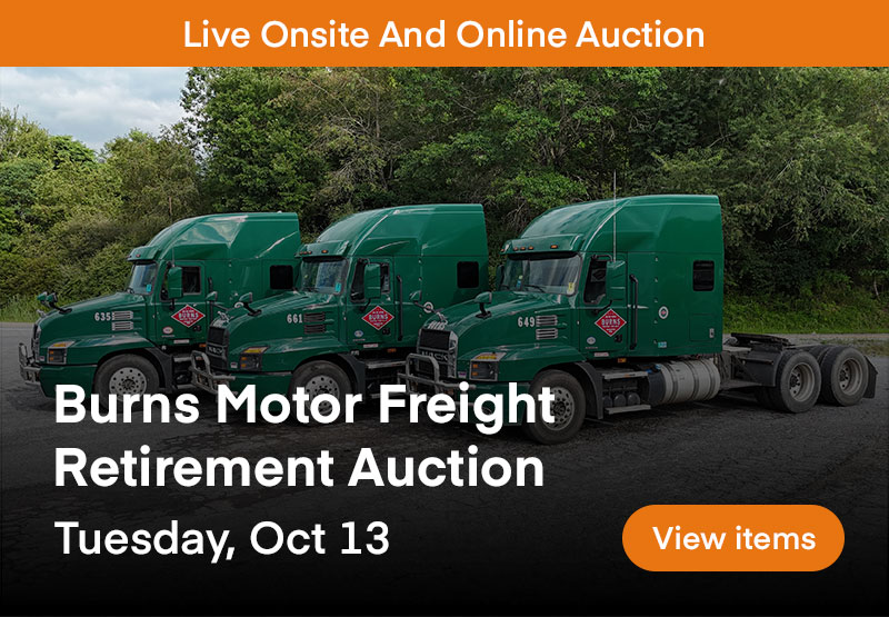 Burns Motor Freight Retirement Auction