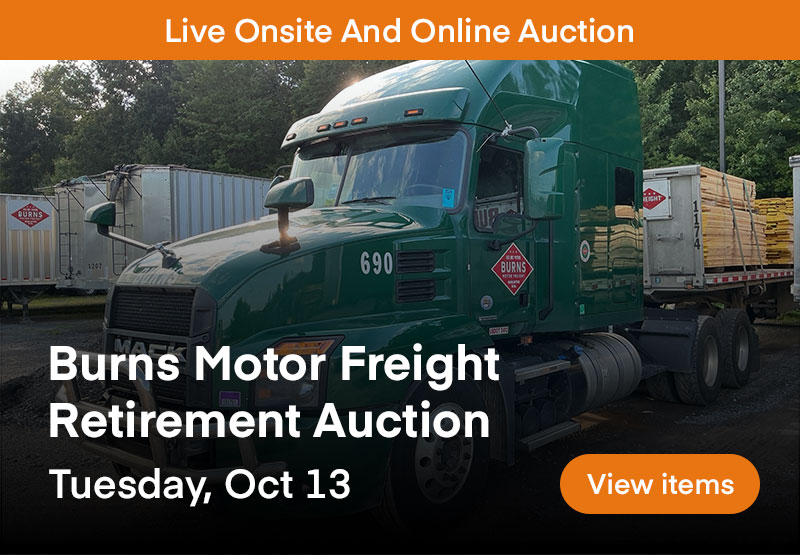 Burns Motor Freight Retirement Auction