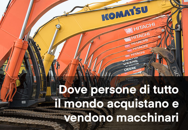 Dove persone di tutto il mondo acquistano e vendono macchinari
