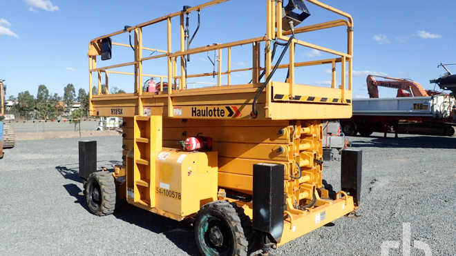 Used scissor outlet lift for sale