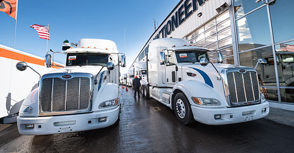 Used Peterbilt truck tractors selling at Ritchie Bros Used Peterbilt truck tractors selling at Ritchie Bros