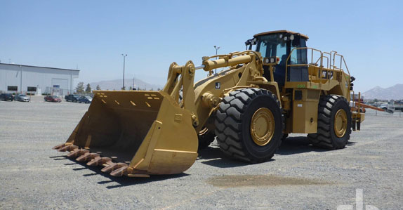2009 Caterpillar 988H wheel loader sold at Ritchie Bros.' Los Angeles auction.