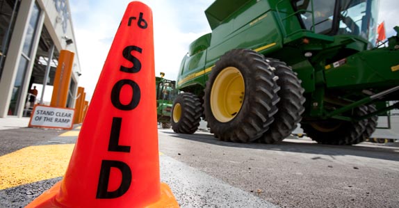 Farming equipment sold at a St. Louis Ritchie Bros. auction
