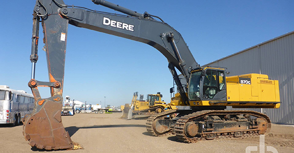 John Deere excavator sold at Ritchie Bros. John Deere excavator sold at Ritchie Bros.