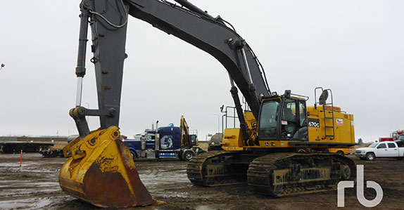 2014 John Deere 670G LC VG hydraulic excavator sold at Ritchie Bros. equipment auction 2014 John Deere 670G LC VG hydraulic excavator sold at Ritchie Bros. equipment auction