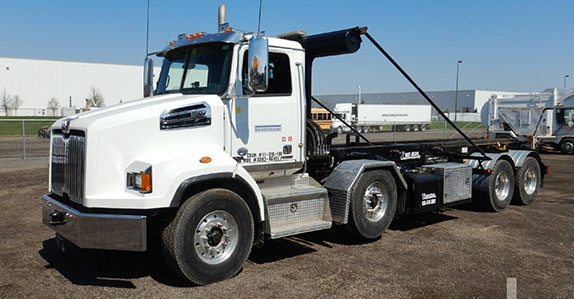 Western Star rolloff truck for sale at a Ritchie Bros. auction Western Star rolloff truck for sale at a Ritchie Bros. auction