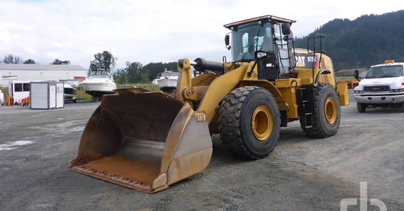 A 2014 Caterpillar 972K wheel loader sold by Ritchie Bros. Auctioneers A 2014 Caterpillar 972K wheel loader sold by Ritchie Bros. Auctioneers