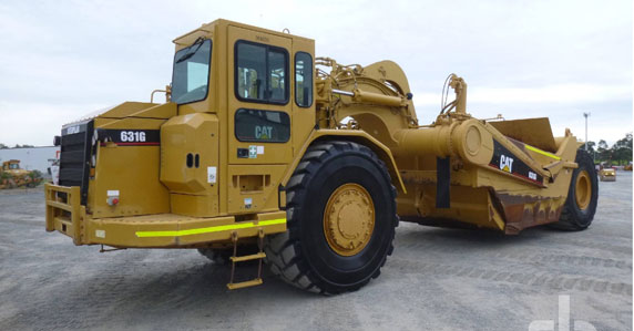 2007 Caterpillar 631G motor scrapers sold by Ritchie Bros. 2007 Caterpillar 631G motor scrapers sold by Ritchie Bros.