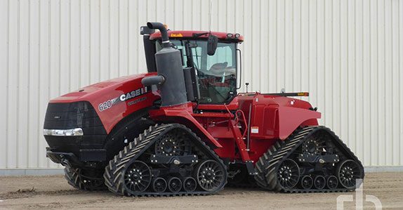 2017 Case IH 620 Quadtrac track tractor sold at a Ritchie Bros. farm equipment auction. 2017 Case IH 620 Quadtrac track tractor sold at a Ritchie Bros. farm equipment auction.