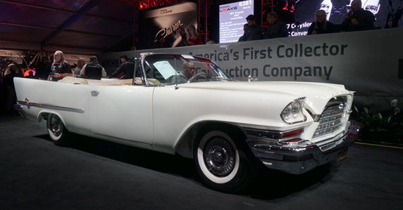 1957 Chrysler 300C Convertible Collector car sold by Ritchie Bros.’ Leake Auctions