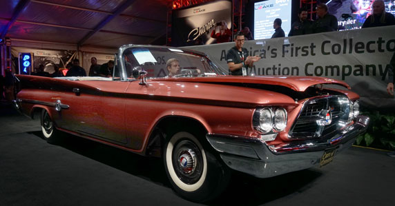 1960 Chrysler 300F Convertible Collector car sold by Ritchie Bros.’ Leake Auctions