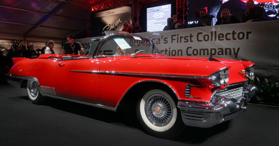 1958 Cadillac Eldorado Biarritz Convertible Collector car sold by Ritchie Bros.’ Leake Auctions
