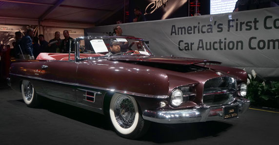 1958 Dual-Ghia Hemi Convertible Collector car sold by Ritchie Bros.’ Leake Auctions