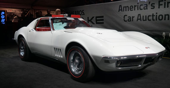 1968 Chevrolet Corvette Coupe Collector car sold by Ritchie Bros.’ Leake Auctions