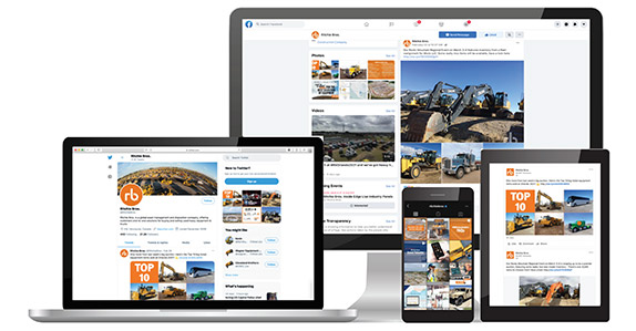 Examples of Ritchie Bros.’ global digital marketing Examples of Ritchie Bros.’ global digital marketing