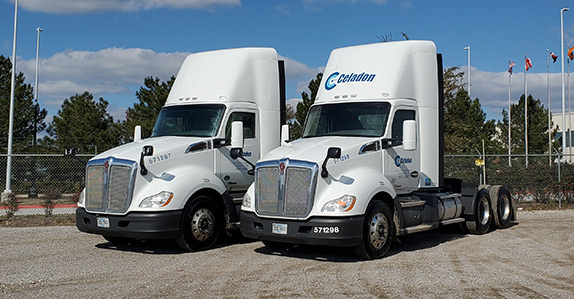 Celadon truck tractors sold by auction from Ritchie Bros. 