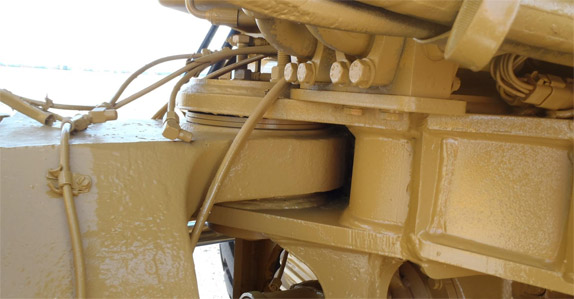 Look for excessive play in hitch or hinge pins