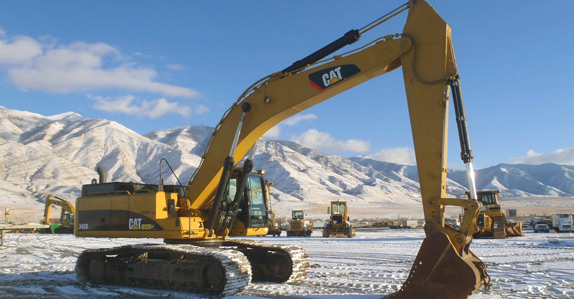 CAT hydraulic excavator