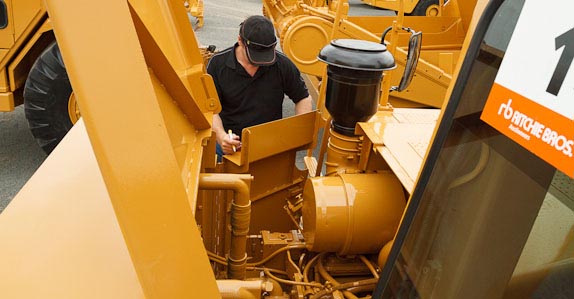Conduct a thorough inspection before you buy used equipment