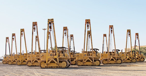Most pipelayers will have many operating hours left when they are liquidated at the end of a project