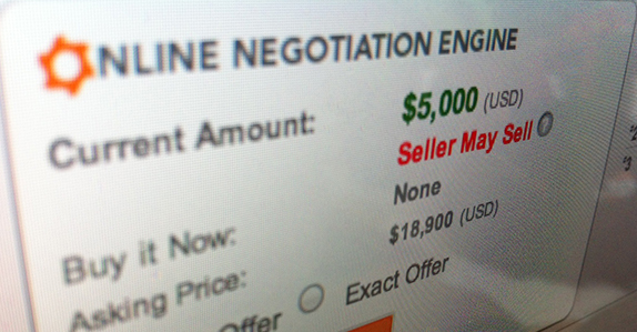 Buying on EquipmentOne is similar to an offline negotiationâwith the added security only Ritchie Bros. can provide