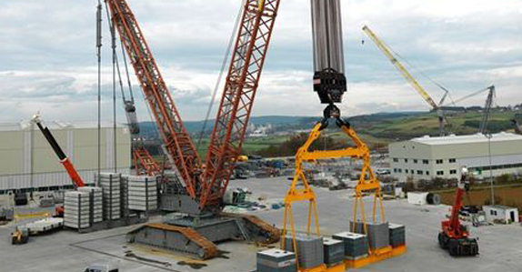 The Liebherr LR 13000 is designed for nuclear power station construction