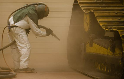 sandblasting construction equipment