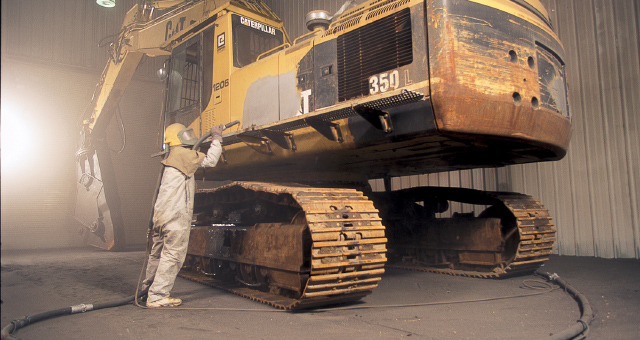 sandblasting