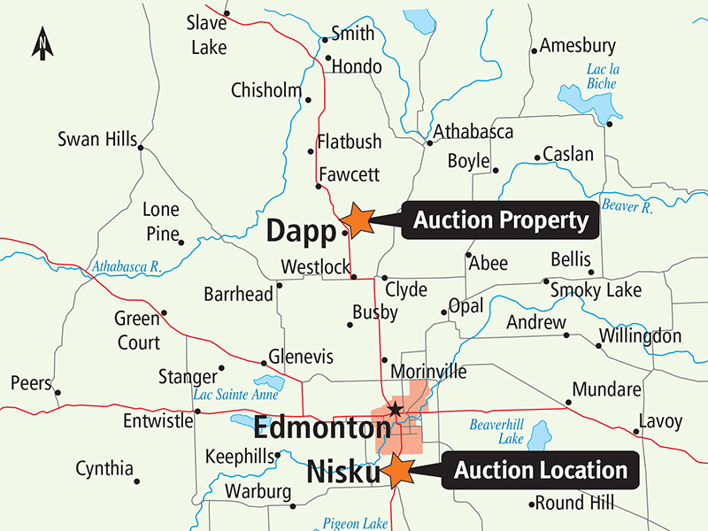 Farmland for sale in Dapp, AB Ritchie Bros. Auctioneers