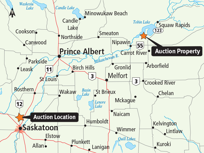 Directions To Saskatoon Saskatchewan Farmland And Recreational Land For Sale At Tobin Lake, Sk | Ritchie Bros.  Auctioneers
