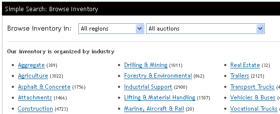 Select an industry