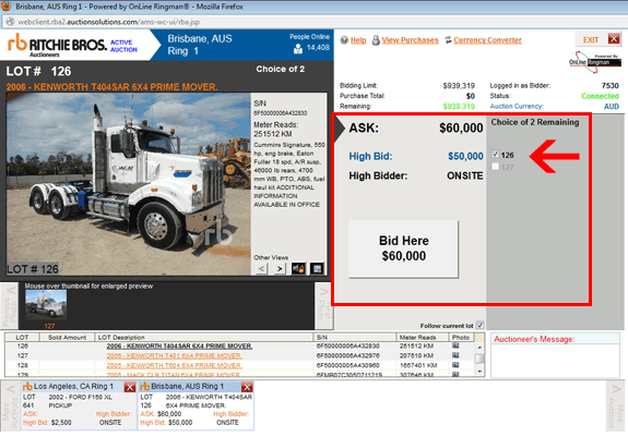 Activate your Bid Button