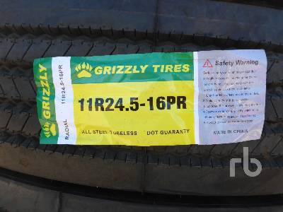 UNUSED GRIZZLY Qty Of 16 11R24.5 Tire  Ritchie Bros. Auctioneers