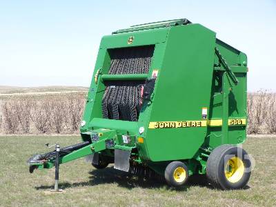 1998 John Deere 566 Round Baler Lot 32 Ritchie Bros Auctioneers