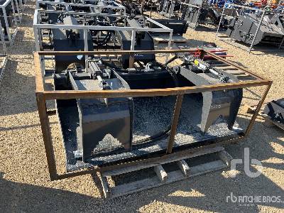 Unused 2022 WOLVERINE  ZW-GB-0072W  72 in (Unused)  Skid Steer Grapple Bucket