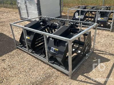 Unused 2022 SUIHE  72 in Skeleton Hydraulic (Unused)  Skid Steer Grapple Bucket
