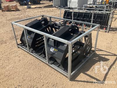 Unused 2022 SUIHE  72 in Skeleton Hydraulic (Unused)  Skid Steer Grapple Bucket