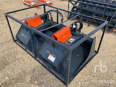 Unused TMG INDUSTRIAL  TMG-GB72  72 in Hydraulic (Unused)  Skid Steer Grapple Bucket