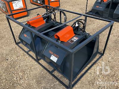 Unused TMG INDUSTRIAL  TMG-GB72  72 in Hydraulic (Unused)  Skid Steer Grapple Bucket