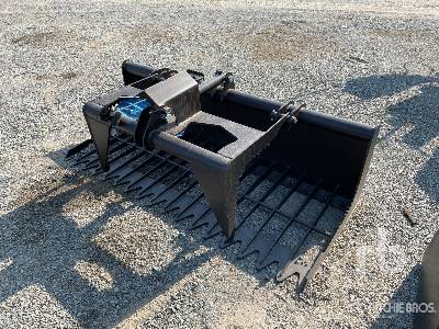 Unused 2022 KIT CONTAINERS  QT-SG-S76  75 in Skeleton (Unused)  Skid Steer Grapple Bucket